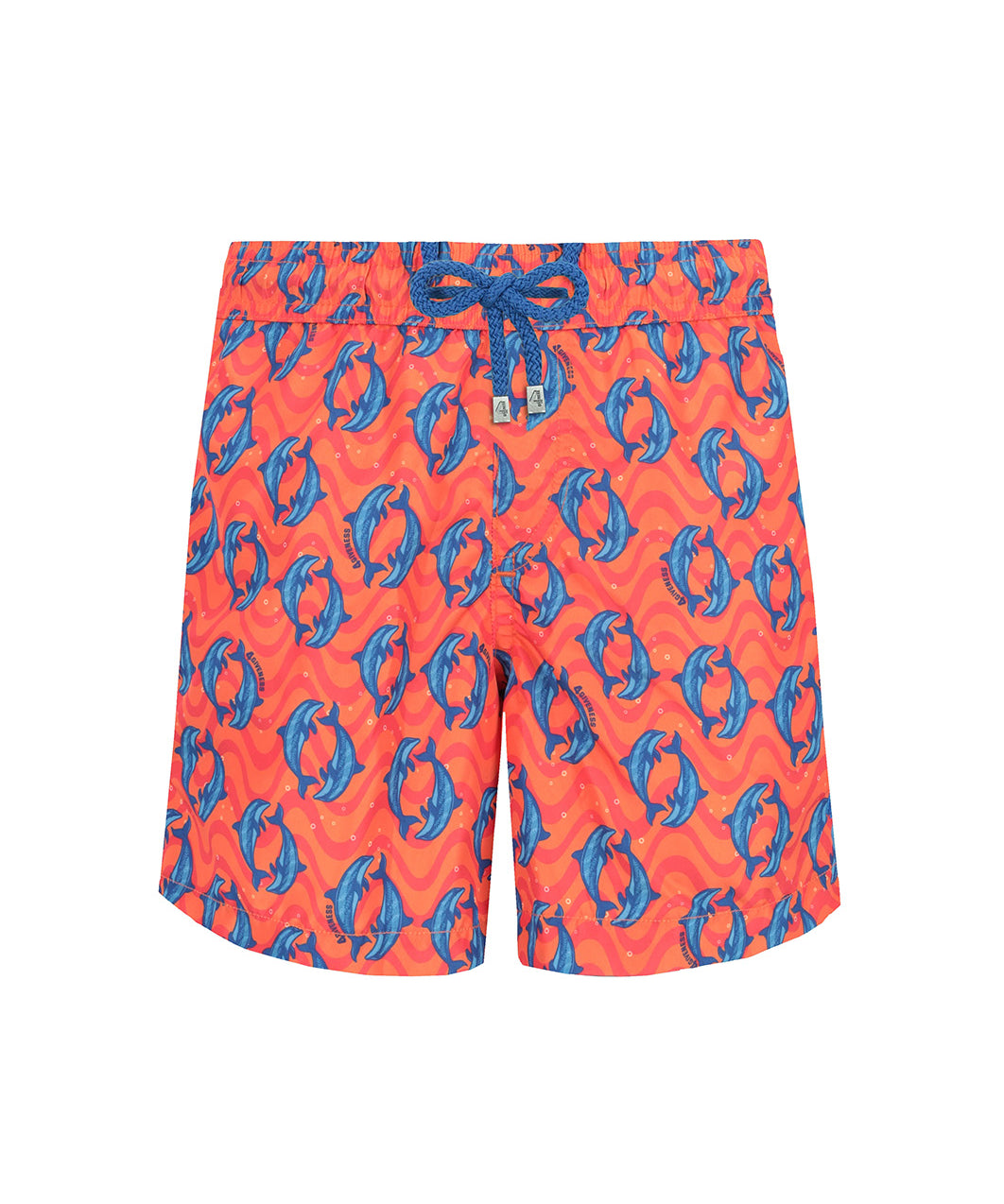 4giveness Kids Short Arancione Fantasia Delfini per Bambini