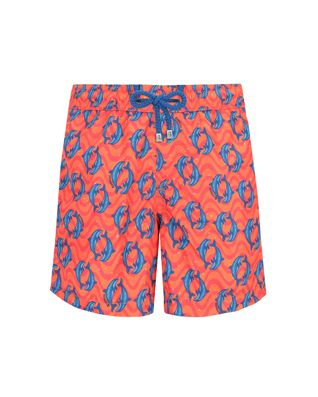 4giveness Kids Short Arancione Fantasia Delfini per Bambini