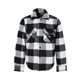 Dickies Kids Camicia a Quadri Nera/Bianca con Logo per Bambini
