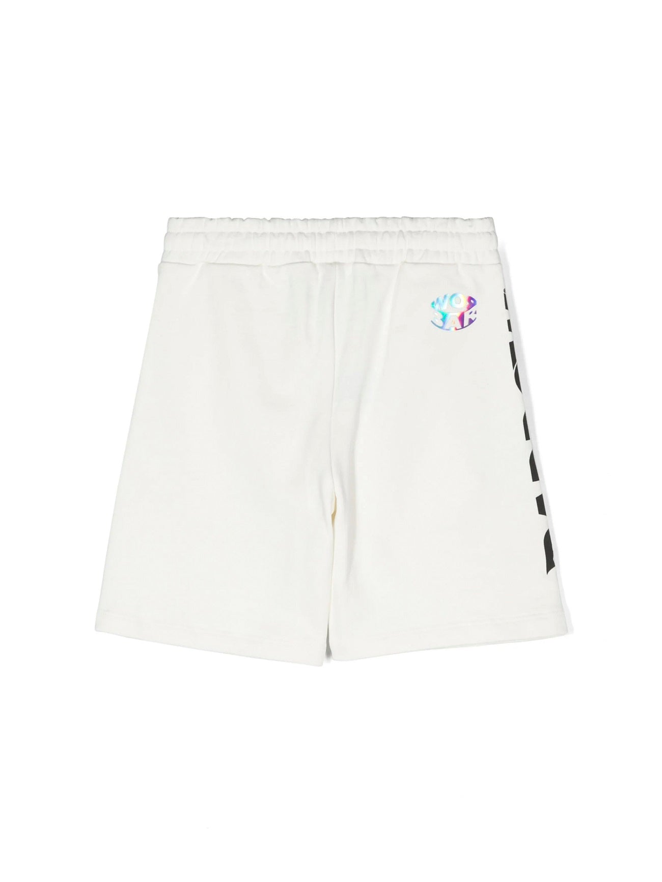 Barrow Kids Short Bianco con Stampa per Bambini retro