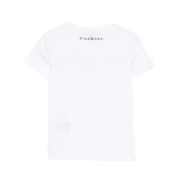 John Richmond Kids T-Shirt Bianco con Stampa Logo per Bambini