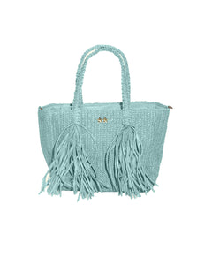 F**K Kids Mini Bag Verde Acqua con Logo per Bambine