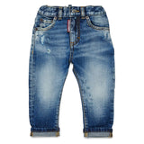 Dsquared2 Kids Pantalone in Denim per Neonati