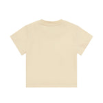 Moschino Kids T-Shirt Beige con Logo Teddy Bear per Neonati