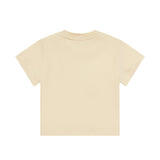 Moschino Kids T-Shirt Beige con Logo Teddy Bear per Neonati
