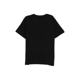 Elisabetta Franchi La Mia Bambina T-shirt Nera con Logo Geometrico per Neonate