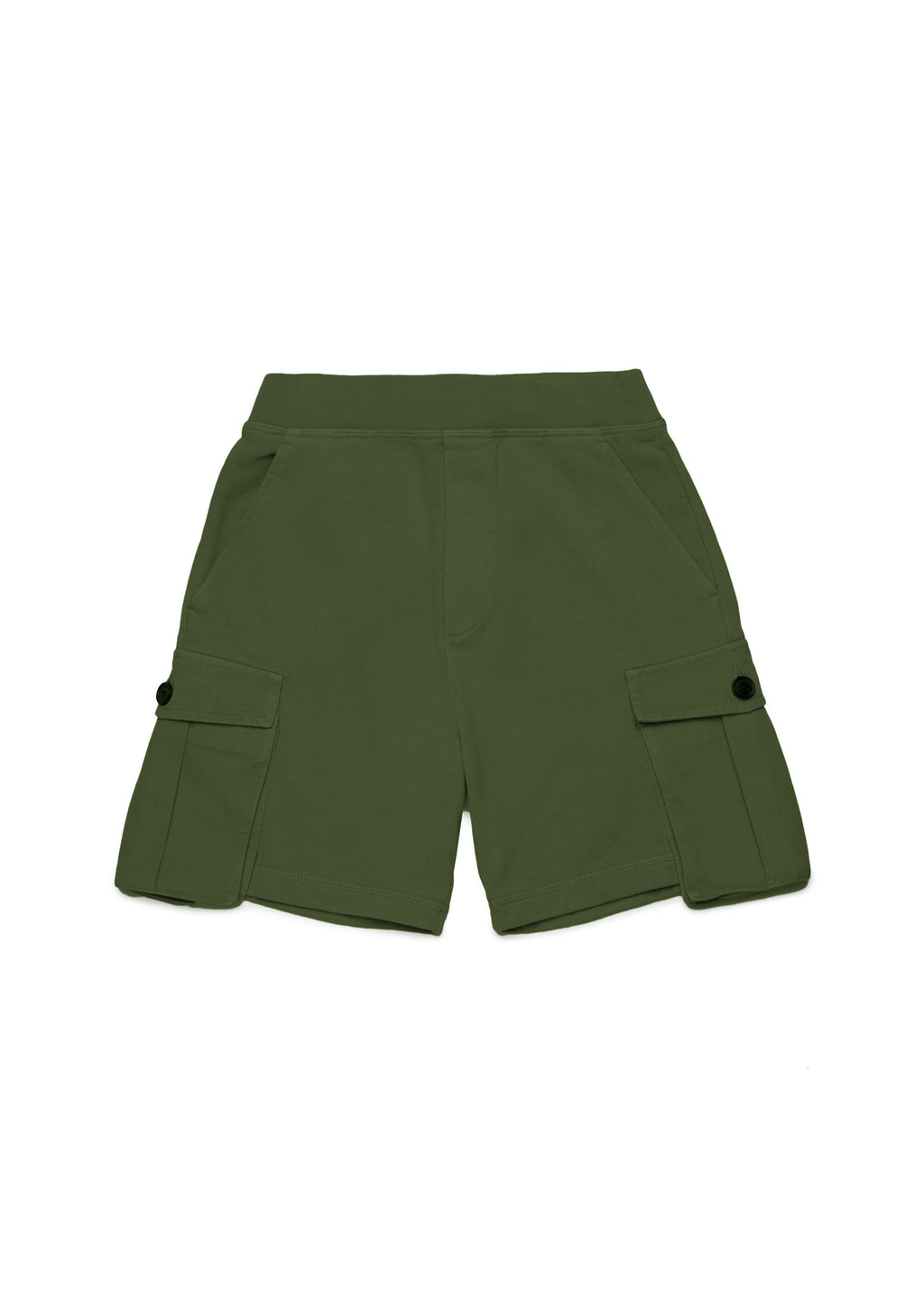 Dsquared2 Kids Bermuda Verde con Tasconi per Bambini