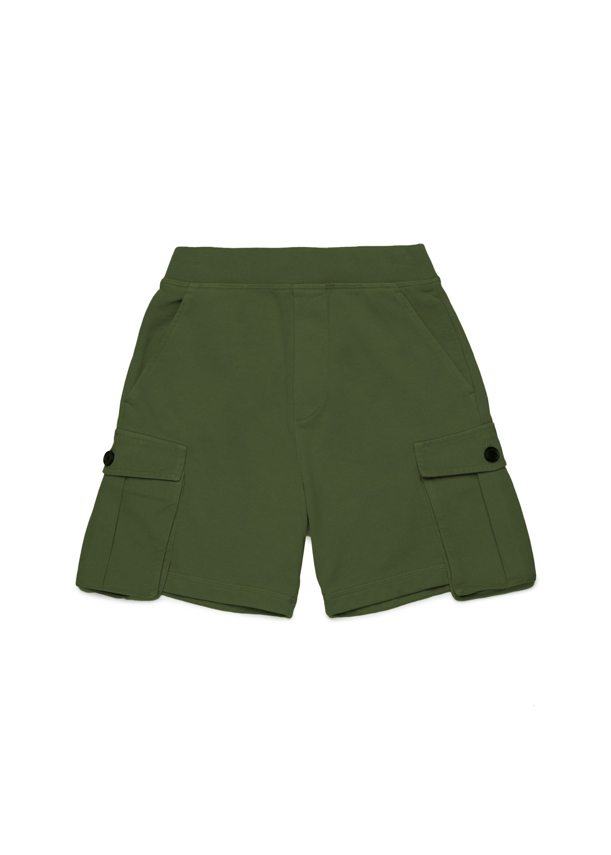 Dsquared2 Kids Bermuda Verde con Tasconi per Bambini