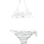 4GIVENESS Costume Bikini Bianco Ricamato per Bambine