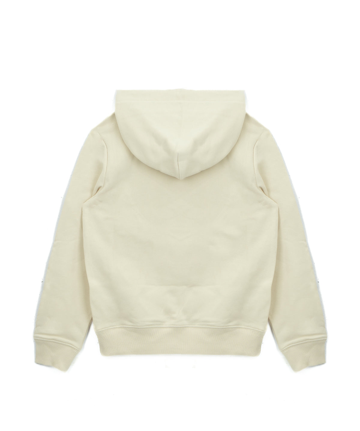 Calvin Klein Kids Felpa con Cappuccio Panna e Stampa Logo Contrasto unisex per Bambini