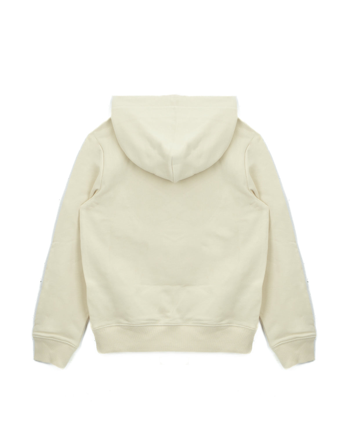 Calvin Klein Kids Felpa con Cappuccio Panna e Stampa Logo Contrasto unisex per Bambini