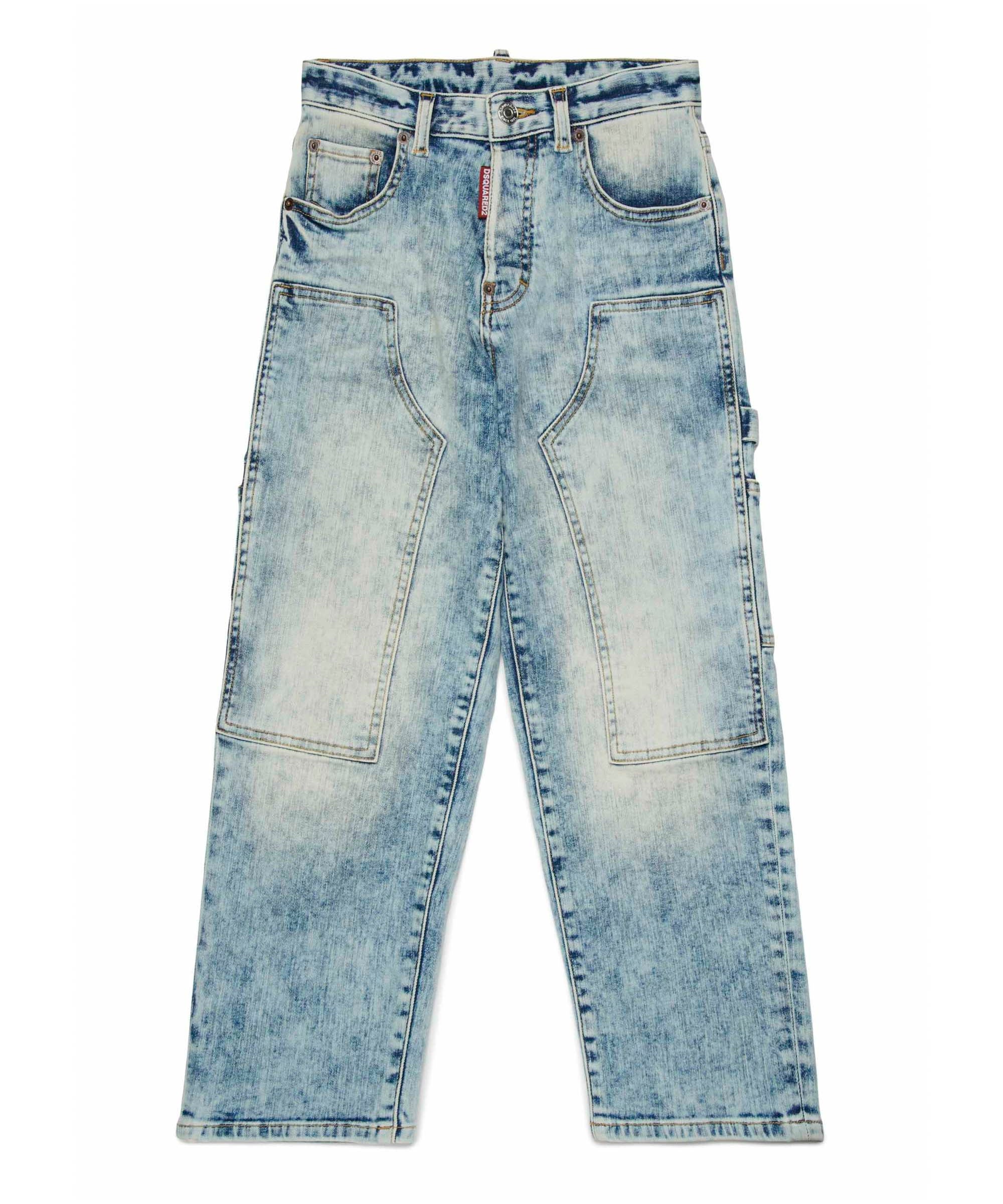 Dsquared2 Kids Jeans Loose Straight Fit per Bambini
