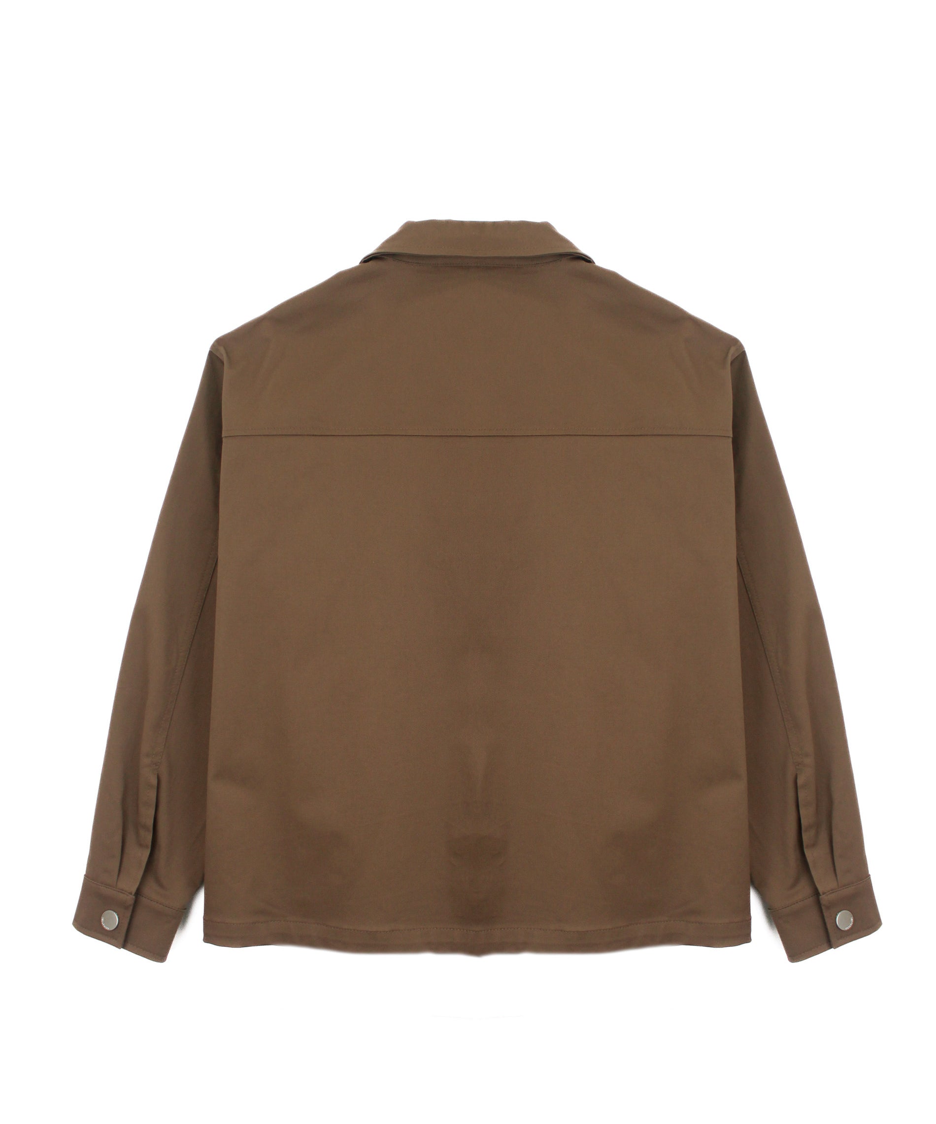 Yes London Camicia Tabacco con Zip per Bambini (retro)