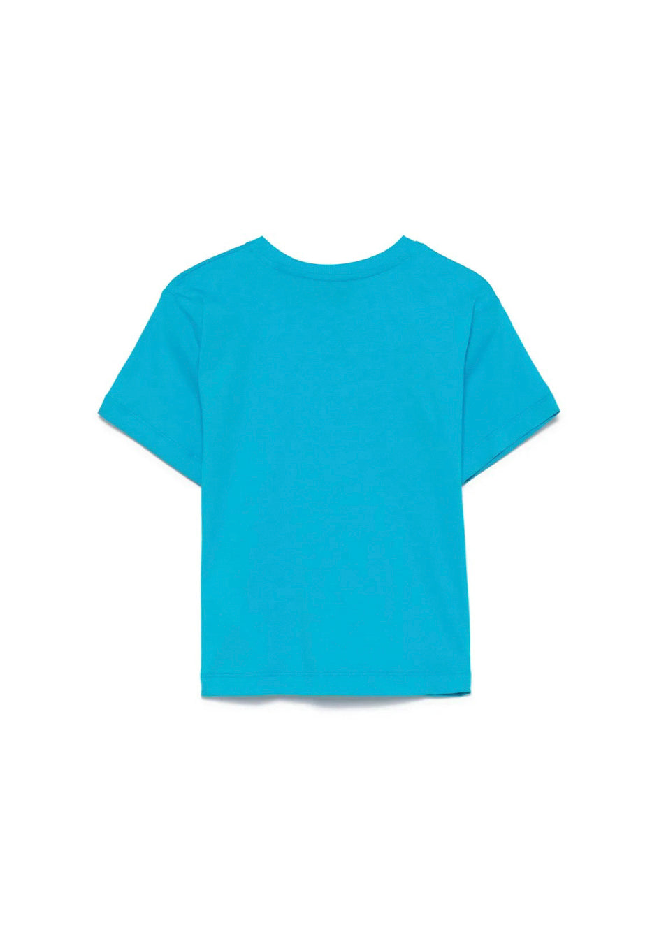 Moschino Kids T-shirt Azzurra con Stampa Toy per Bambini (retro)