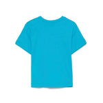Moschino Kids T-shirt Azzurra con Stampa Toy per Bambini (retro)
