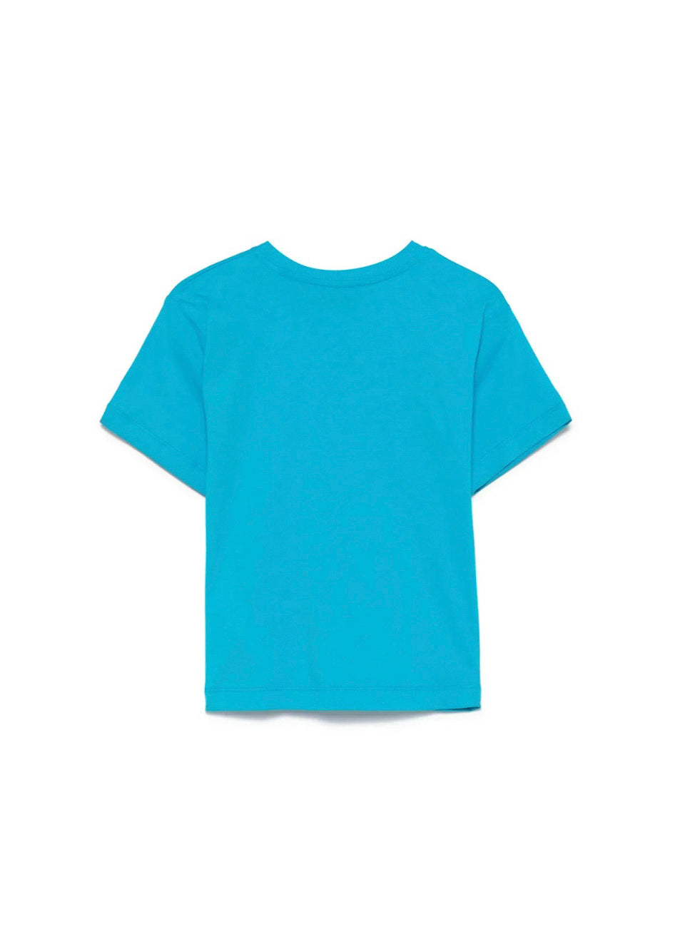 Moschino Kids T-shirt Azzurra con Stampa Toy per Bambini