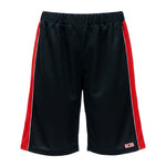 Gcds Kids Bermuda Nero e Rosso con Logo per Bambini