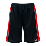 Gcds Kids Bermuda Nero e Rosso con Logo per Bambini