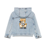 Moschino Kids Giubbino Jeans con Stampa per Bambini