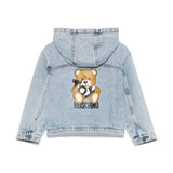 Moschino Kids Giubbino Jeans con Stampa per Bambini