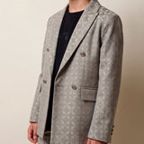 John Richmond Kids Giacca da Completo Grigio per Bambini
