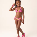4Giveness Kids Costume a Triangolo Fantasia Pink Butterfly per Bambina