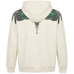 Marcelo Burlon County of Milan Kids Felpa Cocco con Stampa Ali Verde per Bambini