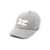 Elisabetta Franchi La Mia Bambina Cappello Grigio con Logo per Bambine