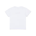 Dsquared2 Kids T-shirt Bianca con Stampa D2 Leaf per Neonati (retro)