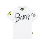 Barrow Kids T-shirt Bianca con Stampa Logo per Bambini (fronte)