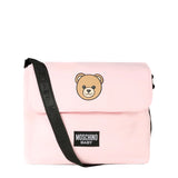 Moschino Kids Borsa Fasciatoio con Tracolla e Stampa Logo Teddy Bear per Neonati