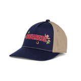 Dsquared2 Kids Cappello Beige e Blu con Logo Rosso Unisex
