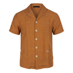 Daniele Alessandrini Kids Camicia Caramello con Logo per Bambini