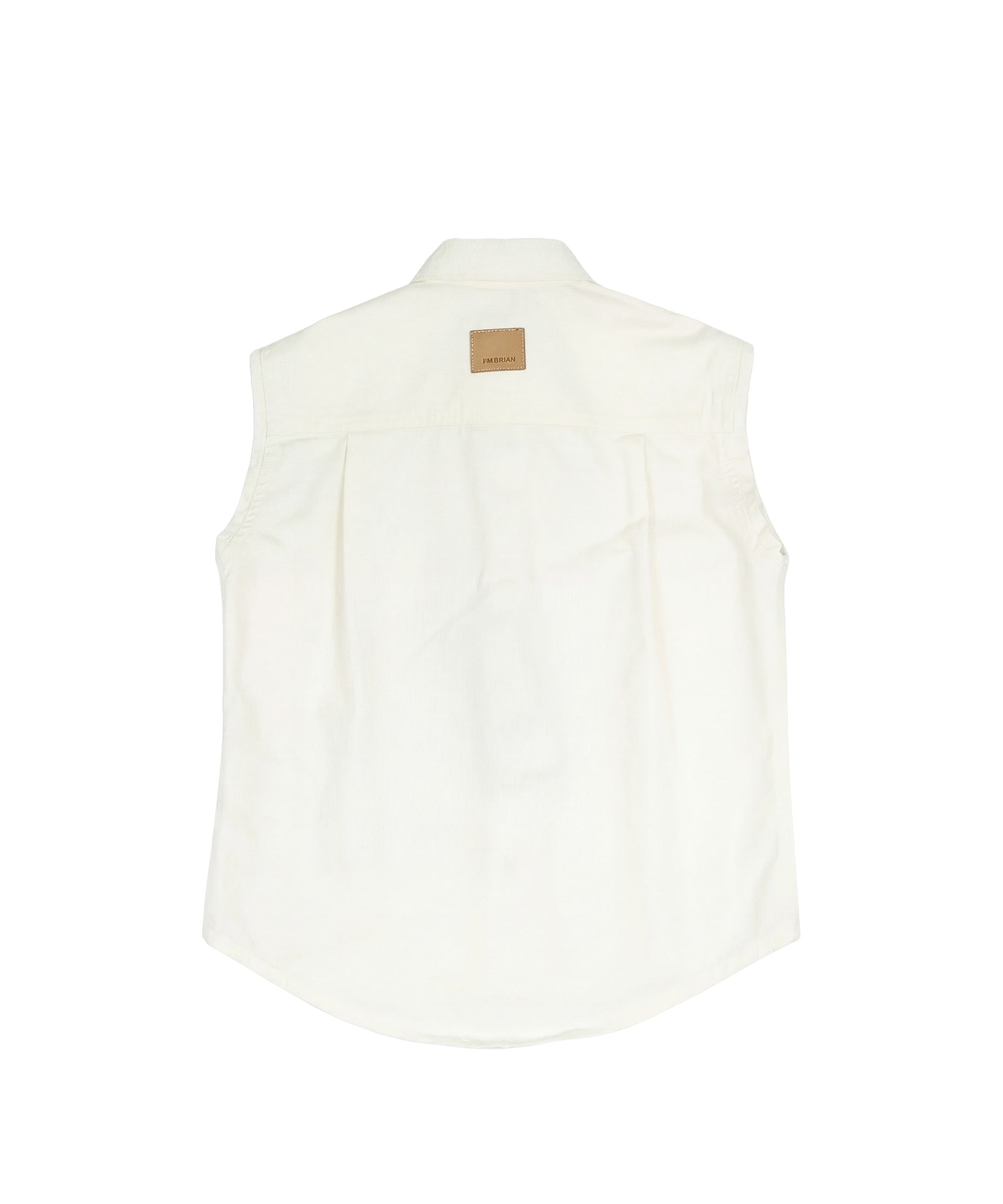 I'M Brian Kids Camicia Bianco Smanicata per Bambini