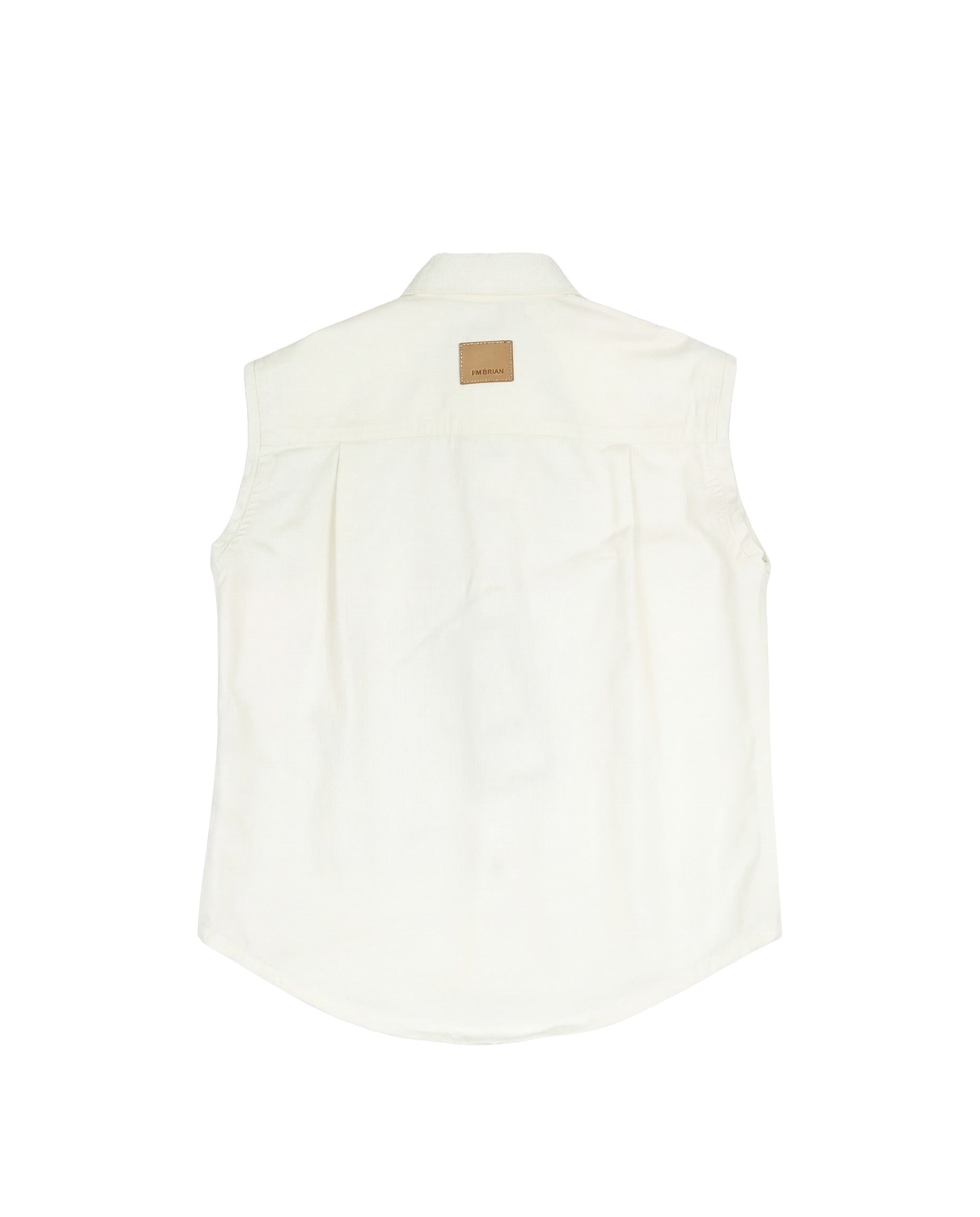 I'M Brian Kids Camicia Bianco Smanicata per Bambini
