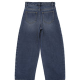 Pinko Kids Jeans Baggy Blue Denim per Bambine