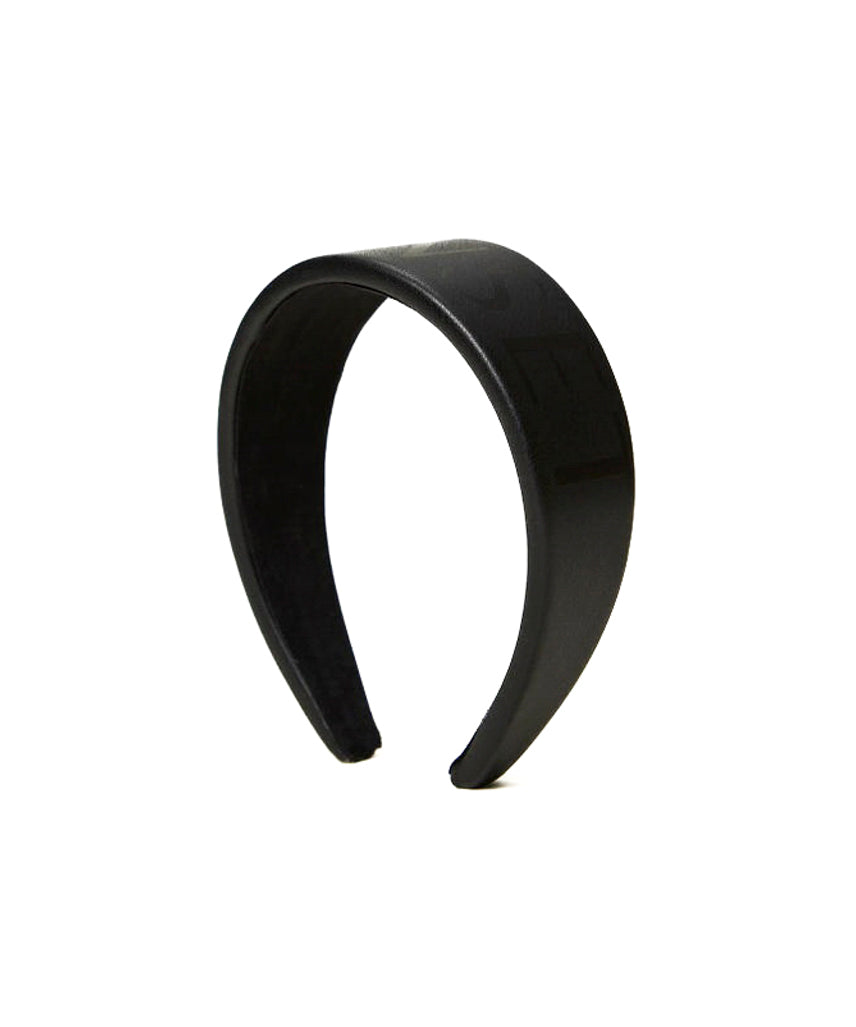 Twinset Kids Cerchietto Nero con Lettering Logo per Bambine