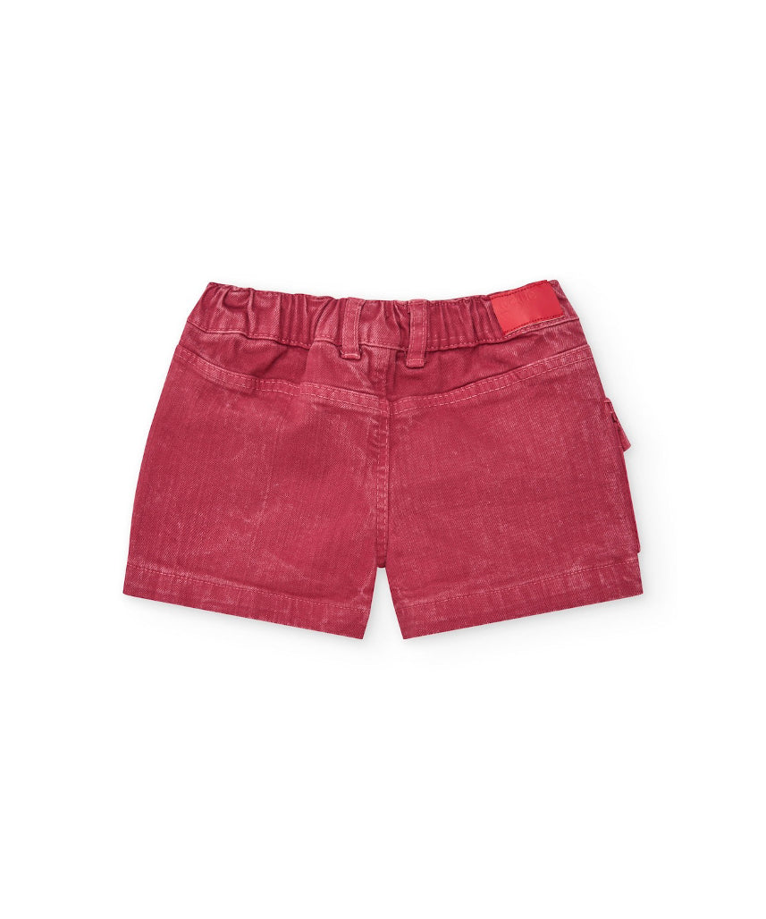 Tuc Tuc Gonna Shorts Rossa per Neonate (retro)