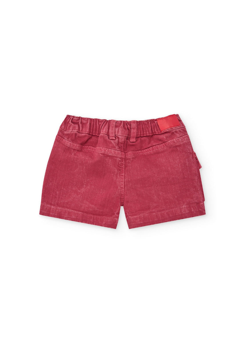 Tuc Tuc Gonna Shorts Rossa per Neonate (retro)