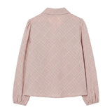 Elisabetta Franchi La Mia Bambina Camicia Sunrise/Milk con Logo Geometrico per Bambine
