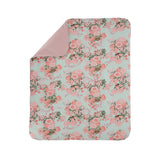 Blumarine Kids Coperta con Motivo Floreale per Neonate