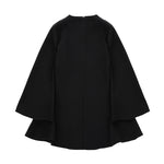 Iceberg Kids Abito Nero con Applicazione Strass per Bambine (retro)