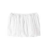 Patrizia Pepe Kids Gonna Bianco Arricciata per Bambine