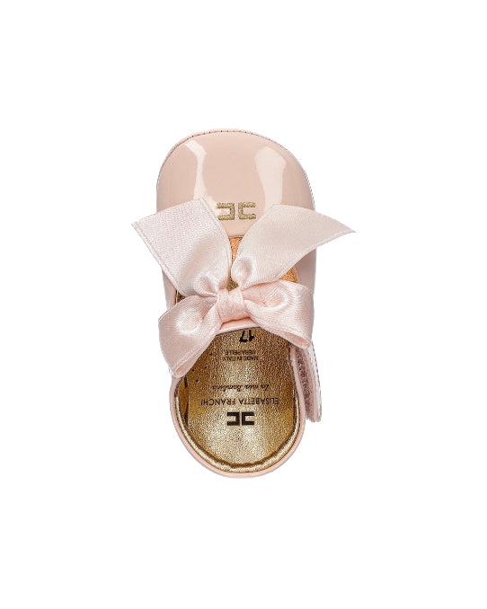 Elisabetta Franchi La Mia Bambina Ballerina Rosa con Fiocco per Neonate