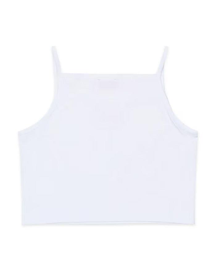 Diesel Kids Top Bianco con Logo per Bambine