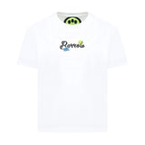 Barrow Kids T-shirt Bianca con Stampa Retro per Bambini
