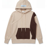 Yes London Kids Felpa Beige e Marrone con Cappuccio per Bambini