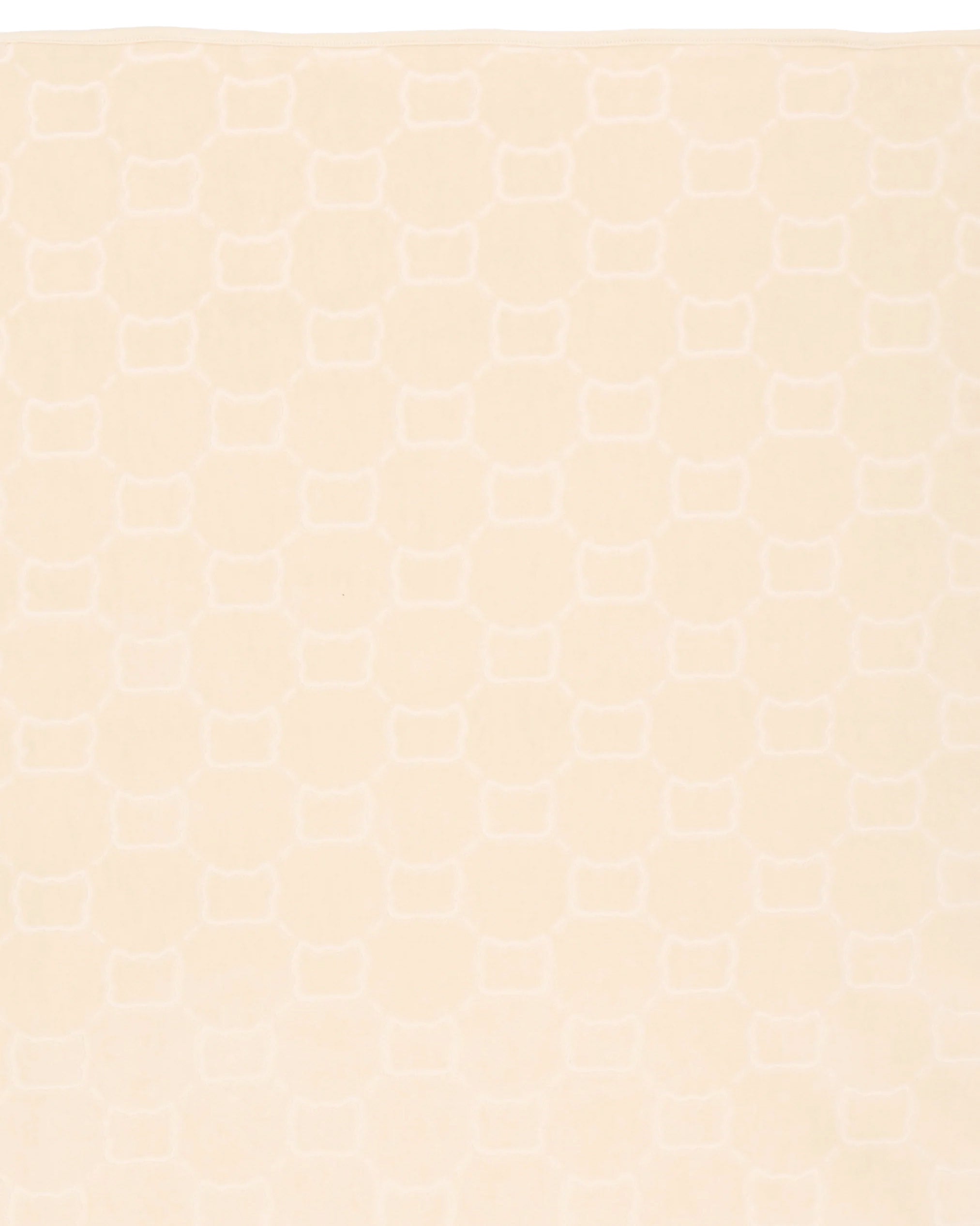 BOSS Kids Copertina Beige Bifacciale in Cotone con Orsetti Jacquard e Logo per Bambini