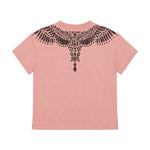 Marcelo Burlon County Kids T-shirt Con Ali In Strass Per Bambine