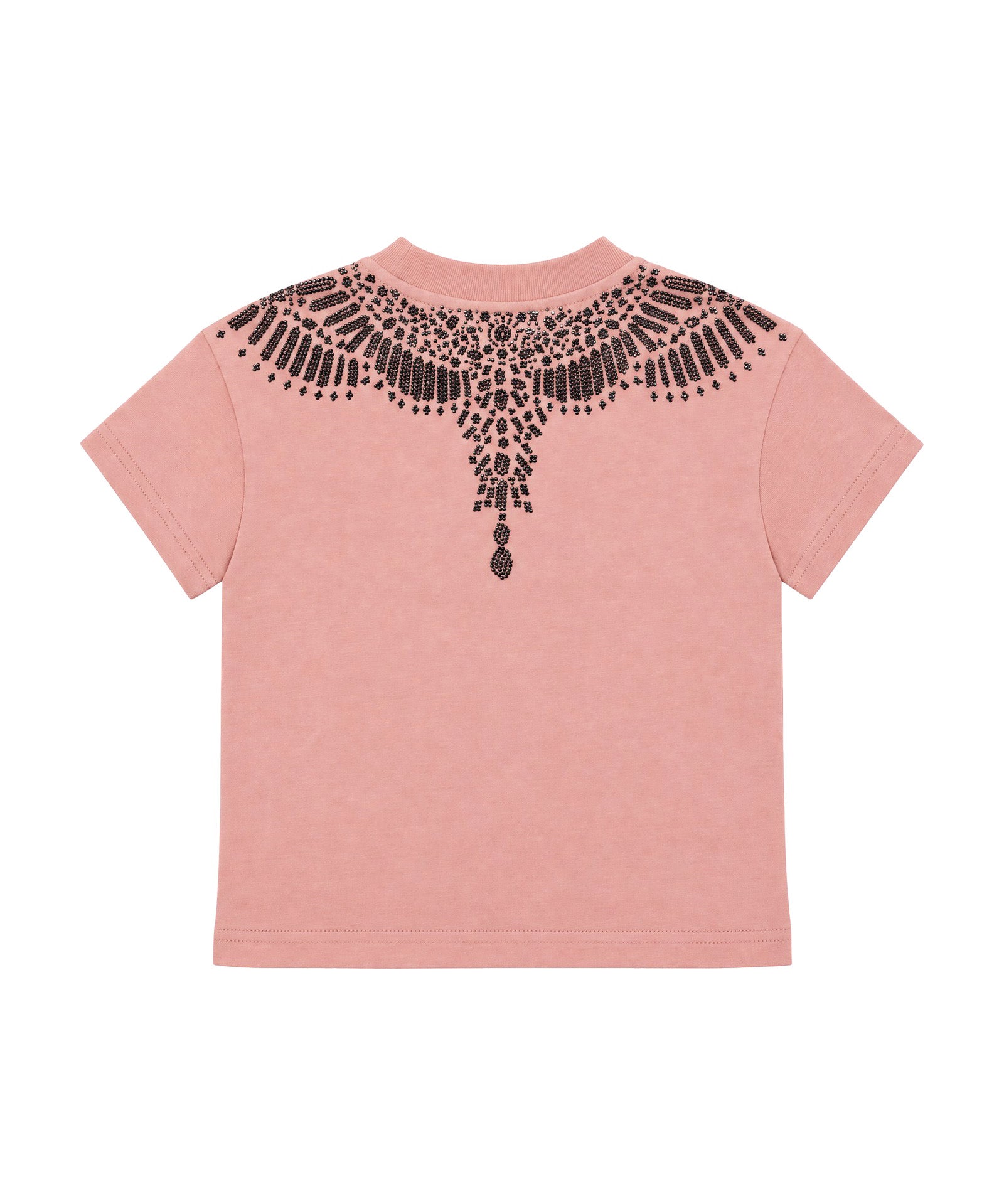 Marcelo Burlon County Kids T-shirt Con Ali In Strass Per Bambine